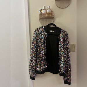 Large Multicolor Sequin Jacket